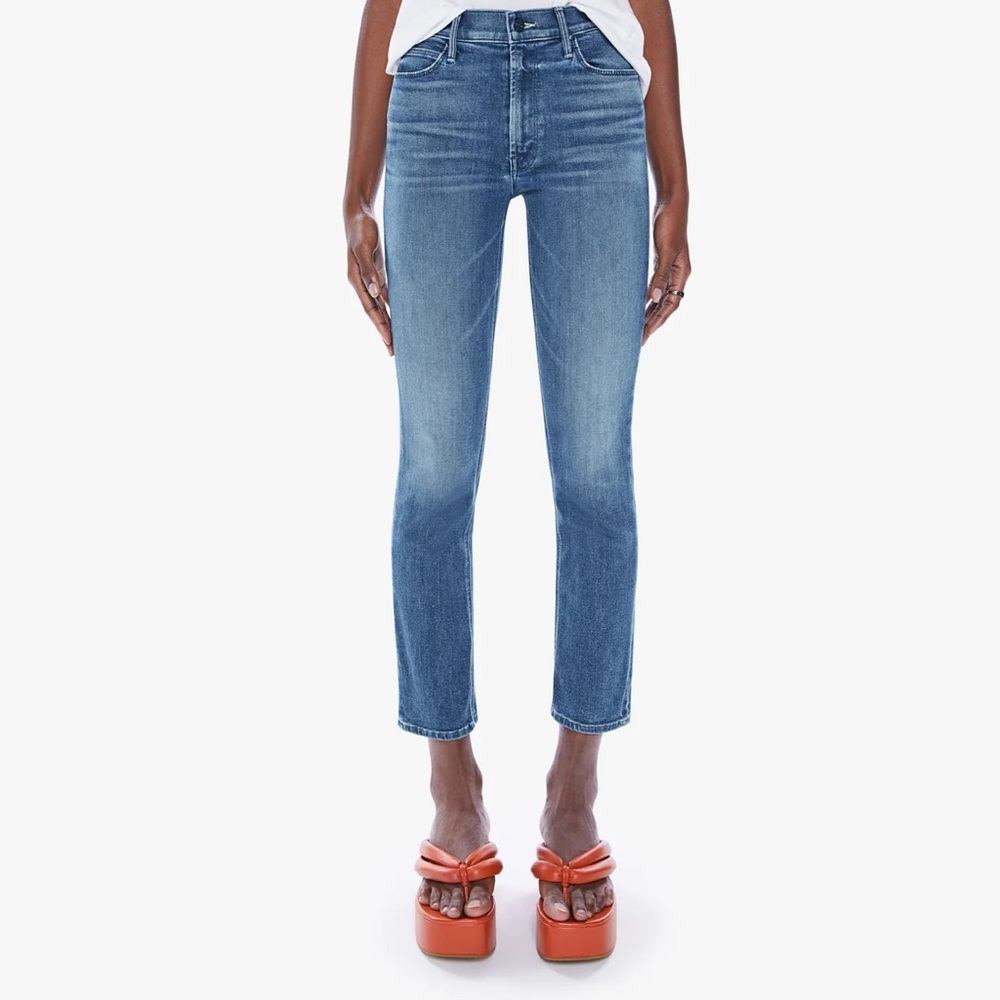 MOTHER Mid Rise Dazzler Ankle Jean “Wish On A Star”